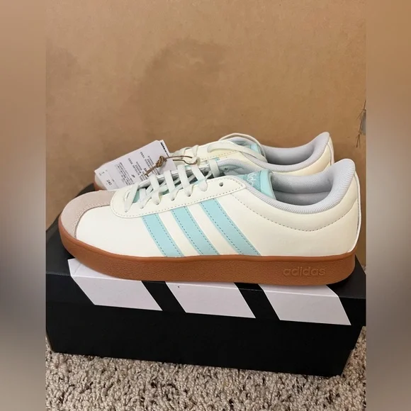 Adidas VL Court Base Sneakers Size 7 NIB - Picture 3 of 10